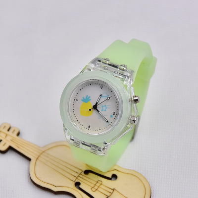 Fashion Ma'am Cartoon Wrist Watch children Student Night light Watch LeisureTime Lovers Watch