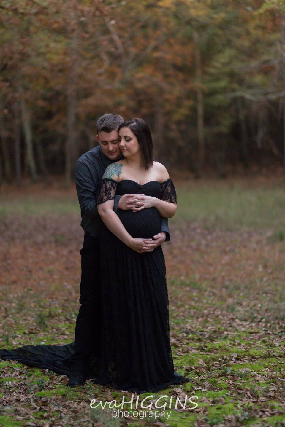 Sexy Pregnant women tailDress Women Pure color LaceDresses Elegant Strapless Long Dress