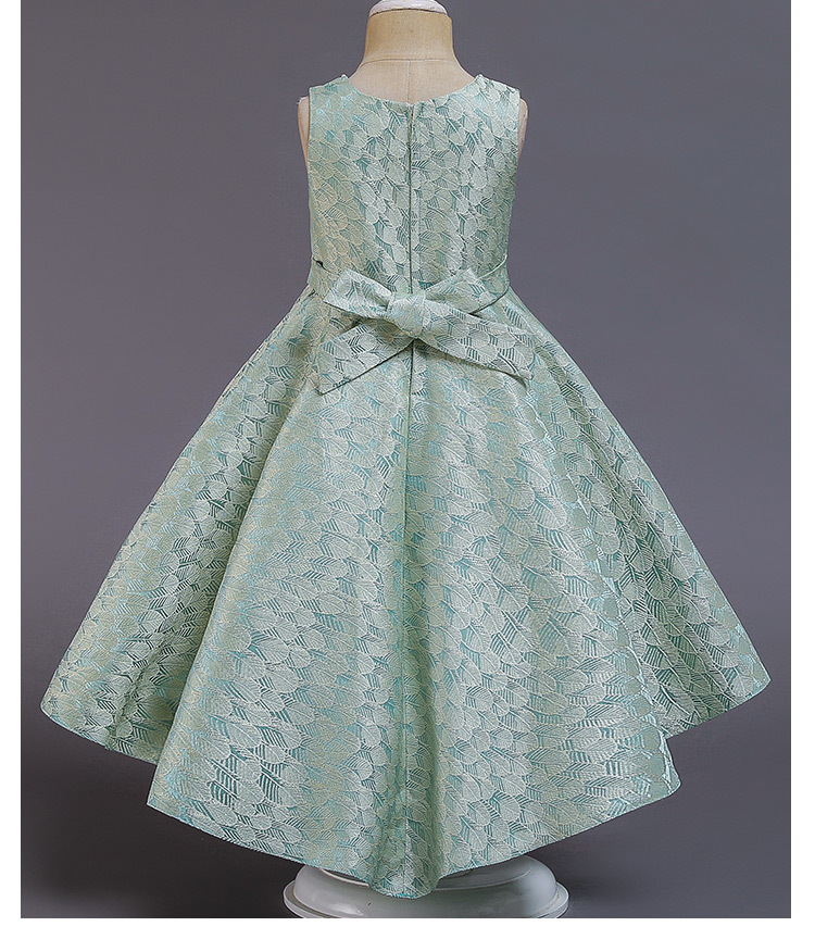 Kids Flower Girls Wedding Dress For Girl Party Dresses Sling Bow Princess Children Dress