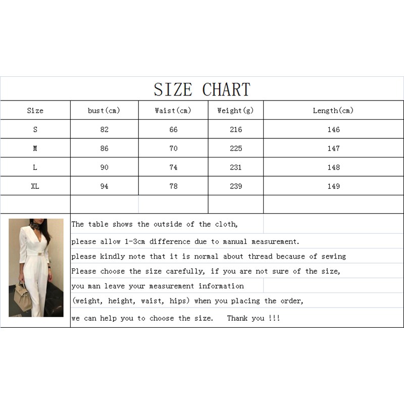 European American Fashion Women's Dress Clothing Popuar High V Neck One-Piece Pnts Office Lady Suit