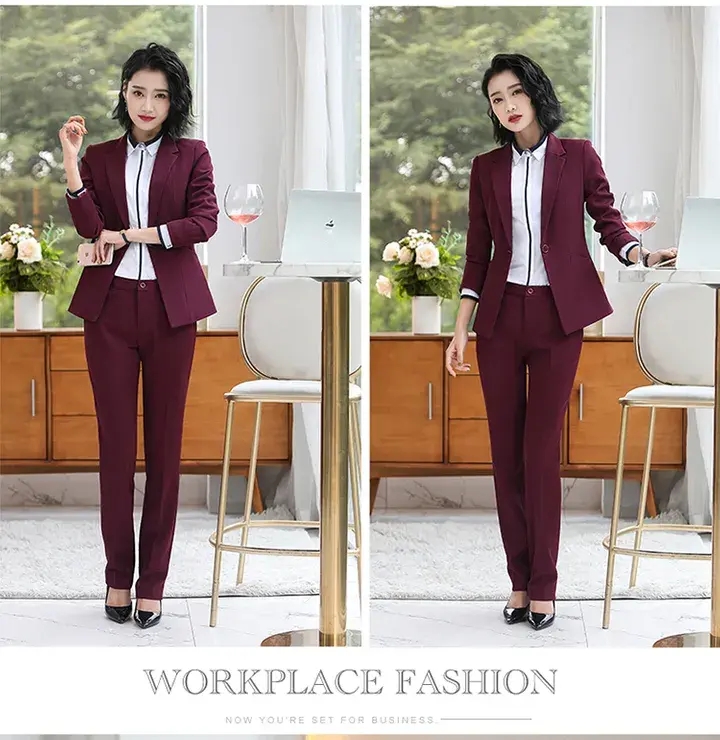 Business Women Suit Office Lady White Collar Formal Work Dress Concert Meetings Formal Girl Skirt
