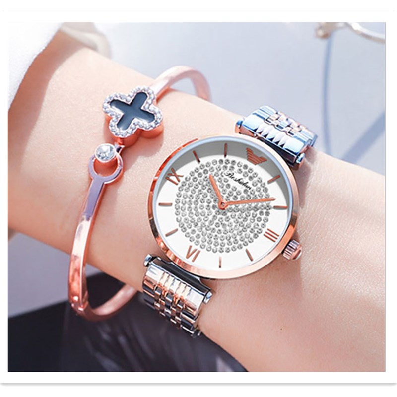 Best price for 2021 New Fashion Metal Band Crystal Dial Star Office ...