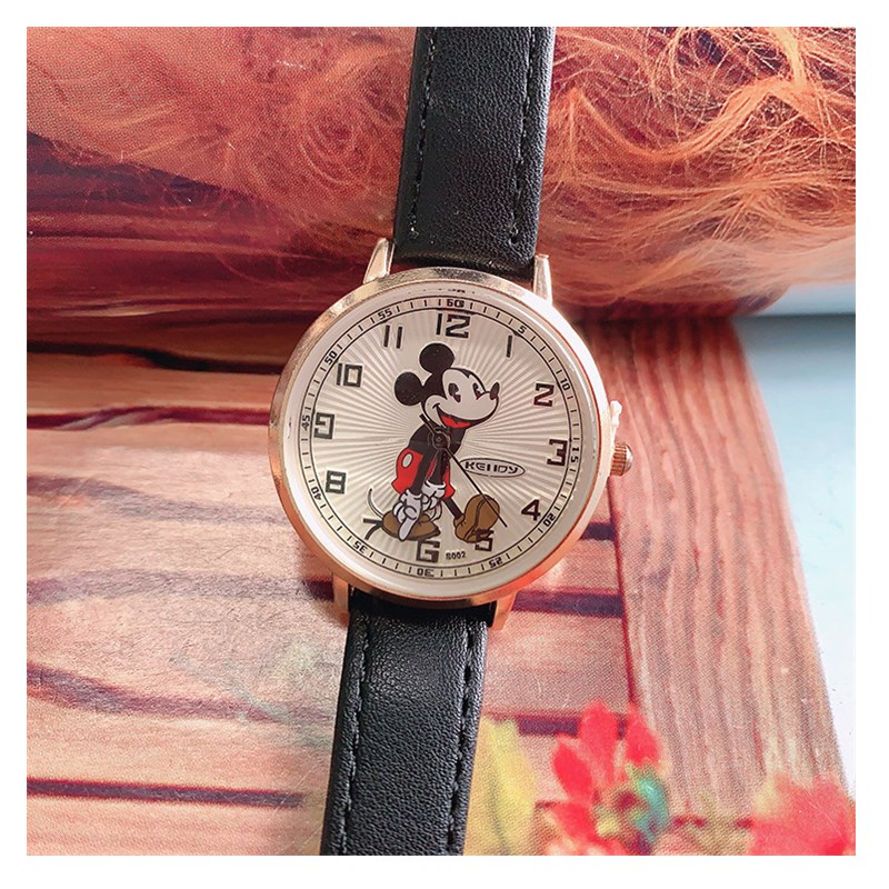 Women&apos;s Fashion Watch Cute Mouse Cartoon Popular Student&apos;s Watch Girls Quartz Watch