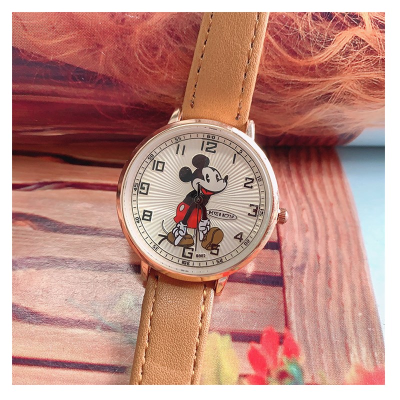 Women&apos;s Fashion Watch Cute Mouse Cartoon Popular Student&apos;s Watch Girls Quartz Watch