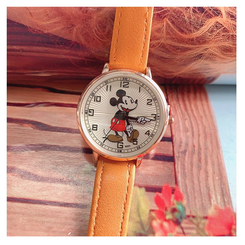 Women&apos;s Fashion Watch Cute Mouse Cartoon Popular Student&apos;s Watch Girls Quartz Watch