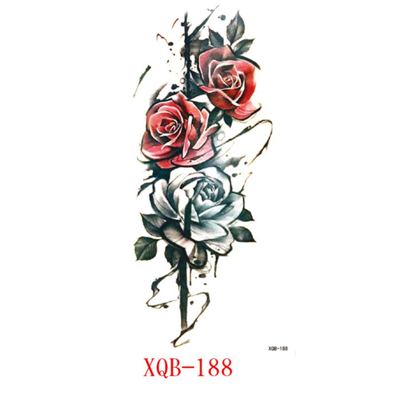 10PCS Half Arm Waterproof Disposable Tattoo Sticker Original Tattoo Sticker Tatoo One Time Body Art