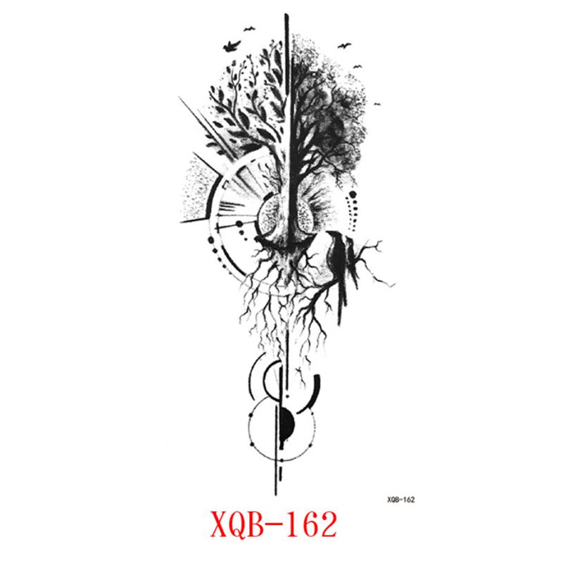 10PCS Half Arm Waterproof Disposable Tattoo Sticker Original Tattoo Sticker Tatoo One Time Body Art