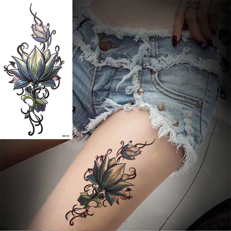 10PCS Half Arm Waterproof Disposable Tattoo Sticker Original Tattoo Sticker Tatoo One Time Body Art