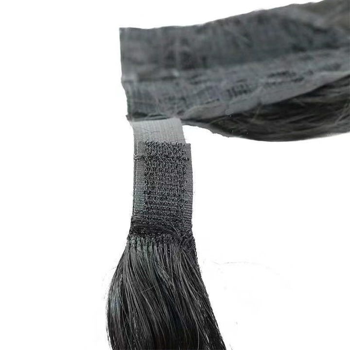 2021 New Year Popular Long Curly Women Hair Fluffy Corn Perm Lady Ponytail African Girls Pigtail