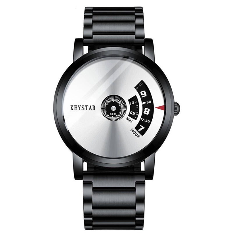 New Year Hot Sale Swiss Black Technology Men Watch Full Automatic Boy Male Student Concept Watch