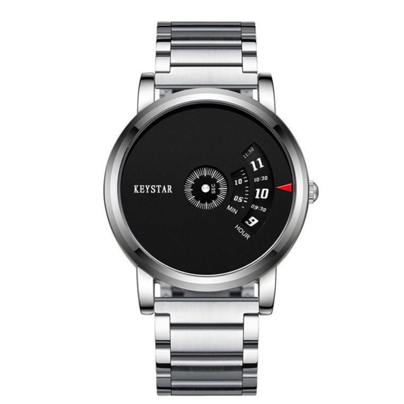 New Year Hot Sale Swiss Black Technology Men Watch Full Automatic Boy Male Student Concept Watch