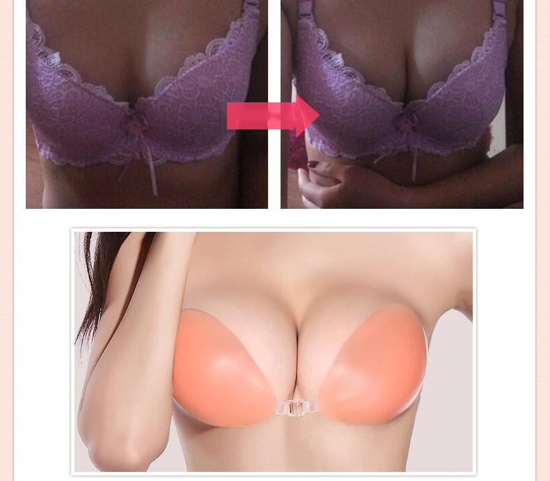 3Pairs Chest Paste  Invisible Thicken Strapless Bride Wedding Dress Silicone Lady Girl Underwear