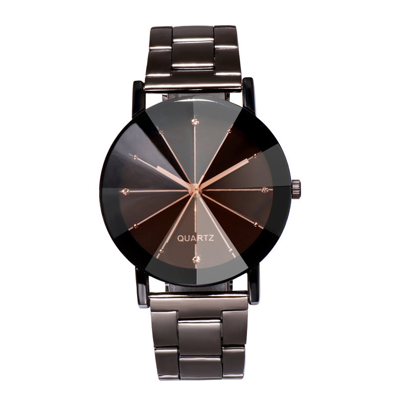 2021 Korean Fashion Steel Belt Business Men Watch Men Women Couples Mates Students Lovers Watch