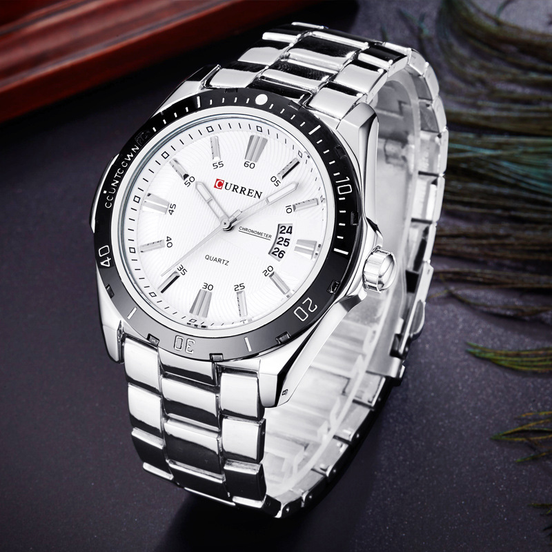 2021 New Year  Gift Top Fashion Brand Business Men Automatic Quartz Watch Male Sports Casual Watch