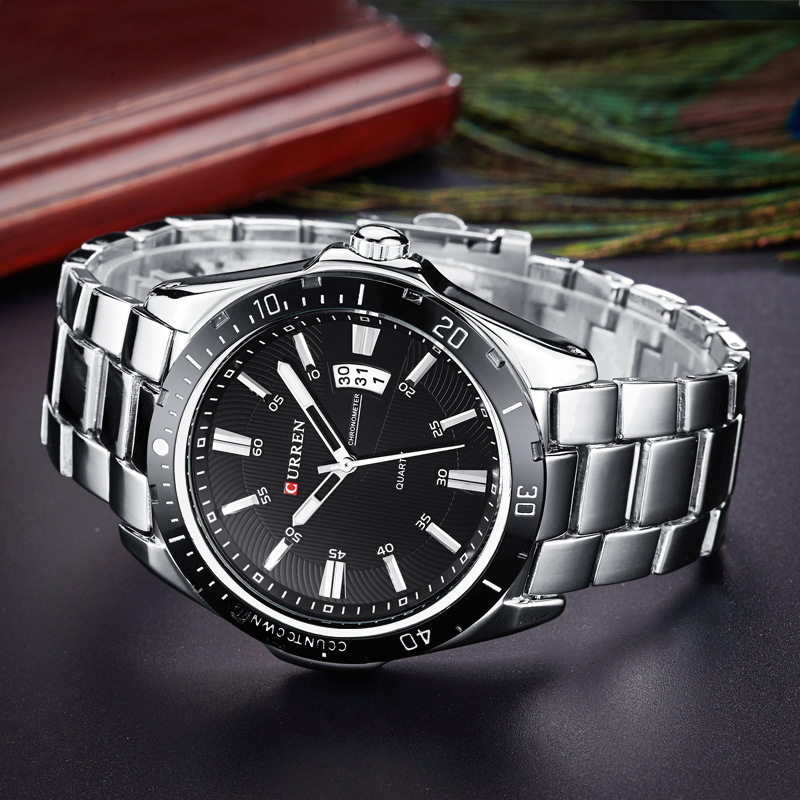 2021 New Year  Gift Top Fashion Brand Business Men Automatic Quartz Watch Male Sports Casual Watch