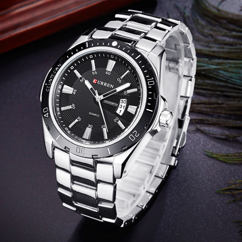 2021 New Year  Gift Top Fashion Brand Business Men Automatic Quartz Watch Male Sports Casual Watch