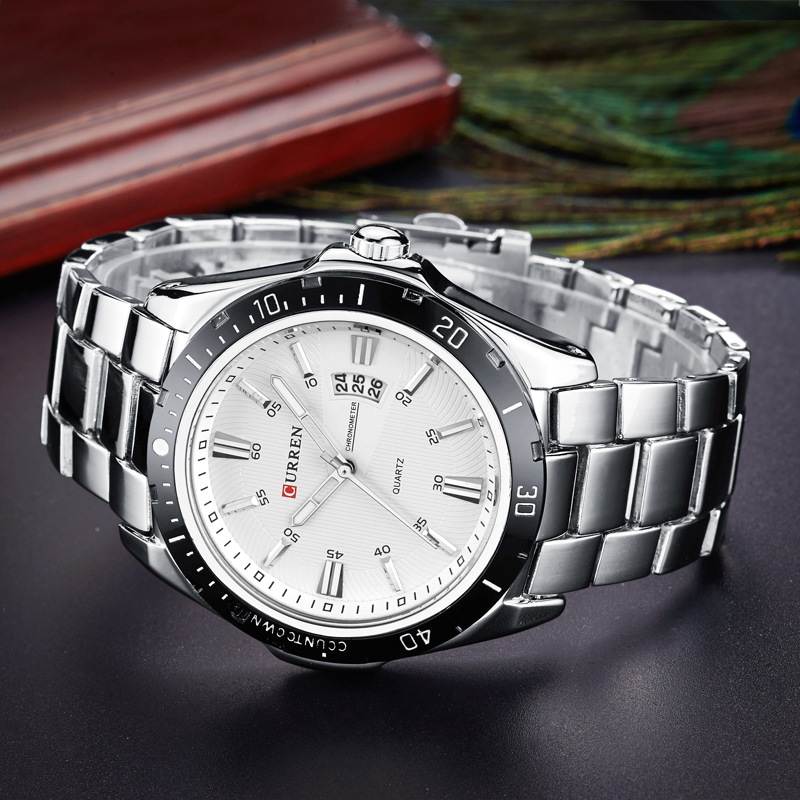 2021 New Year  Gift Top Fashion Brand Business Men Automatic Quartz Watch Male Sports Casual Watch