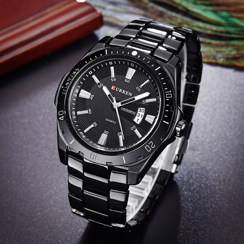 2021 New Year  Gift Top Fashion Brand Business Men Automatic Quartz Watch Male Sports Casual Watch