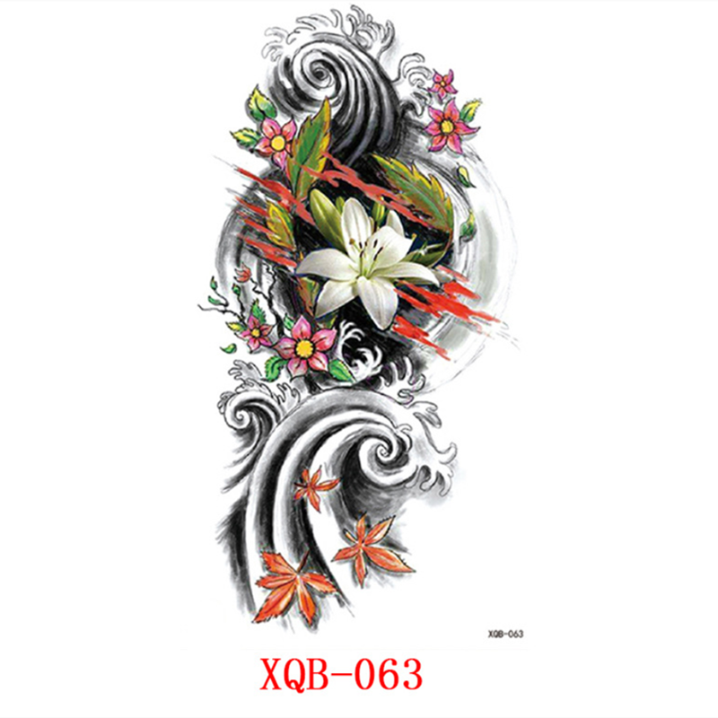 Wholesale 10PCS Half Arm Waterproof Disposable Tattoo Sticker Innovative One Time Men Women Body Art