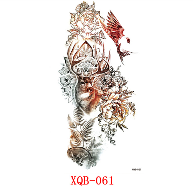 Wholesale 10PCS Half Arm Waterproof Disposable Tattoo Sticker Innovative One Time Men Women Body Art