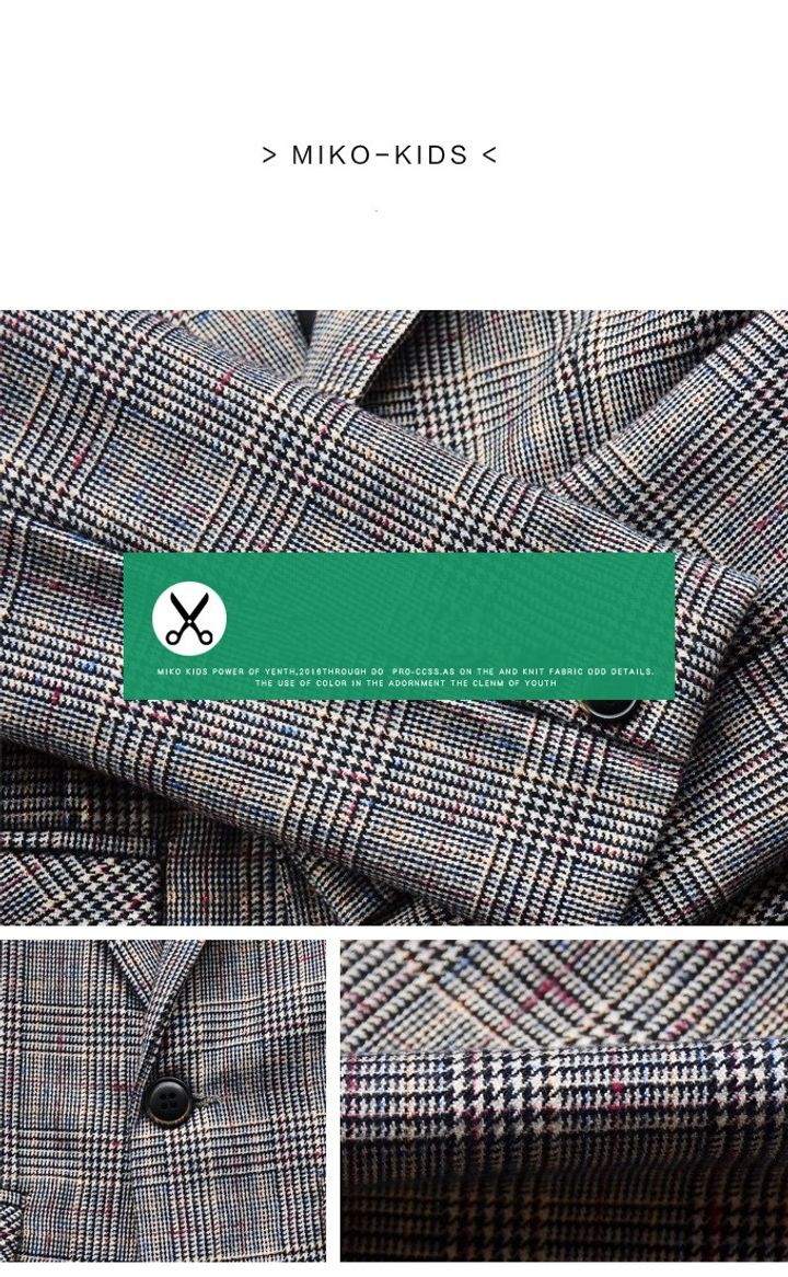 Blazer+Pants 2pcs Kids Child Boys Suits Formal Gentleman Wedding Suit  Children England Style Party