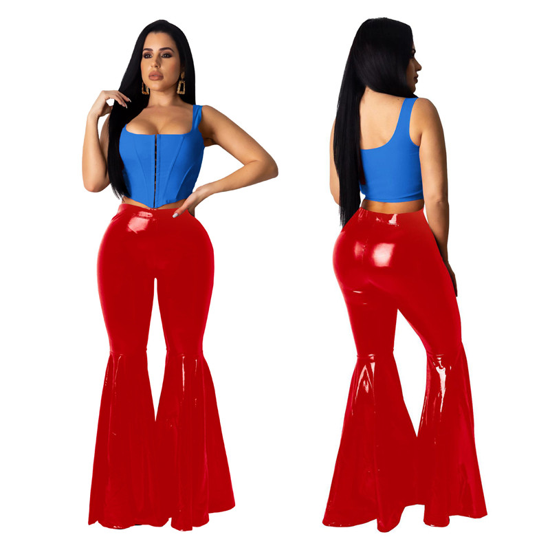 2021 Popular European America Sexy Women's Trumpet Pants Fashion Lady's Casual Suit Girl Trend Cloth