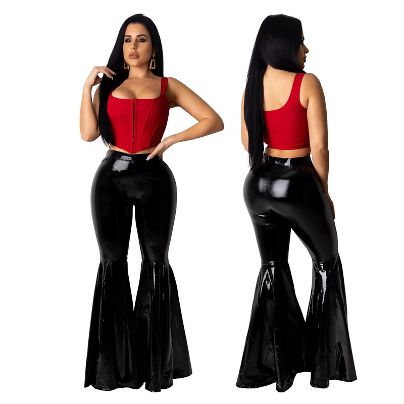 2021 Popular European America Sexy Women's Trumpet Pants Fashion Lady's Casual Suit Girl Trend Cloth