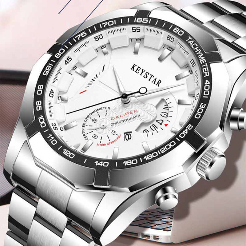 2021 Popular Full Automatic Hollow Men's Watch Luminous Waterproof Stainless Steel Business Watches