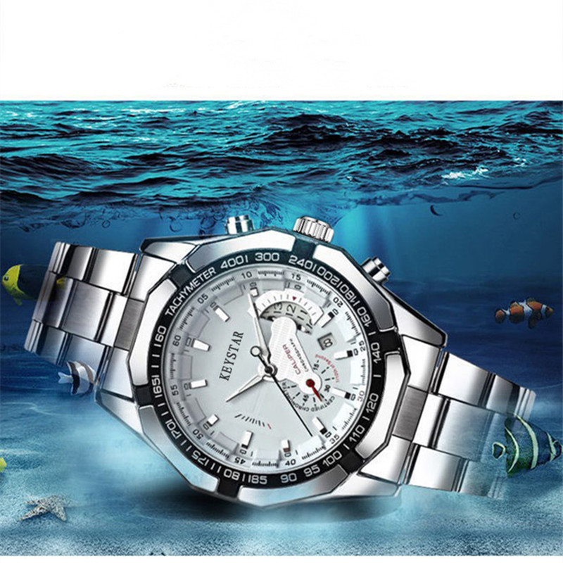 2021 Popular Full Automatic Hollow Men's Watch Luminous Waterproof Stainless Steel Business Watches