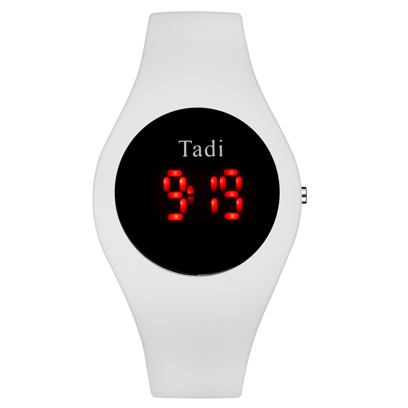 2021 Fashion New LED Sport Silicone Electronic Watch Personality Candy Color Children's Watch