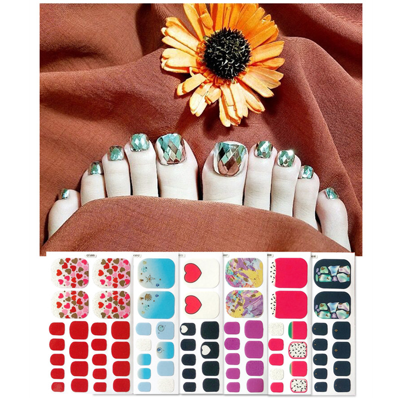 2021 New Gifts 5 Sets Korea Little Prince Nail Applicator 3D Gilding Nail Toenail Sticker Waterproof