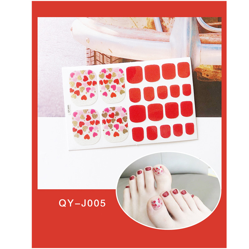 2021 New Gifts 5 Sets Korea Little Prince Nail Applicator 3D Gilding Nail Toenail Sticker Waterproof