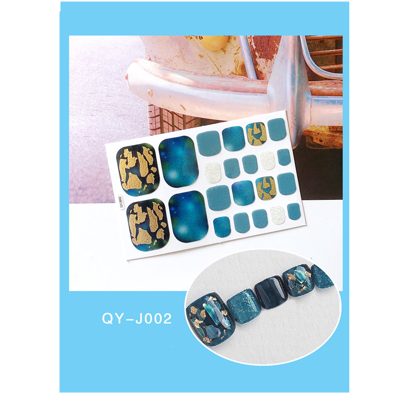 2021 New Gifts 5 Sets Korea Little Prince Nail Applicator 3D Gilding Nail Toenail Sticker Waterproof