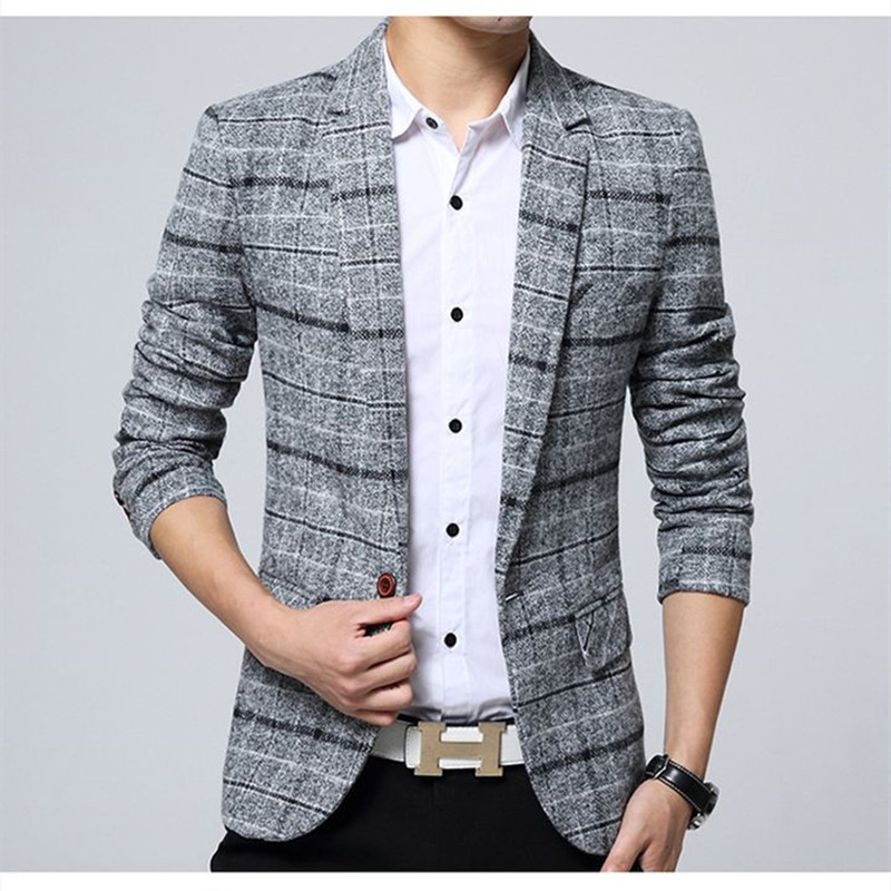 Luxury Slim Suit Business Casual Korean Style Cloth Party Blazer Cool &amp; Fashion Suit Jacket