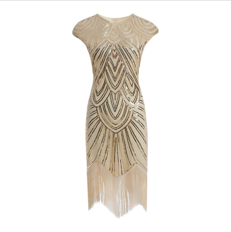 Luxury Slim Fit Evening Dress Tassels Dress Bridemaid Wedding Dress popular Concert Party Skirt