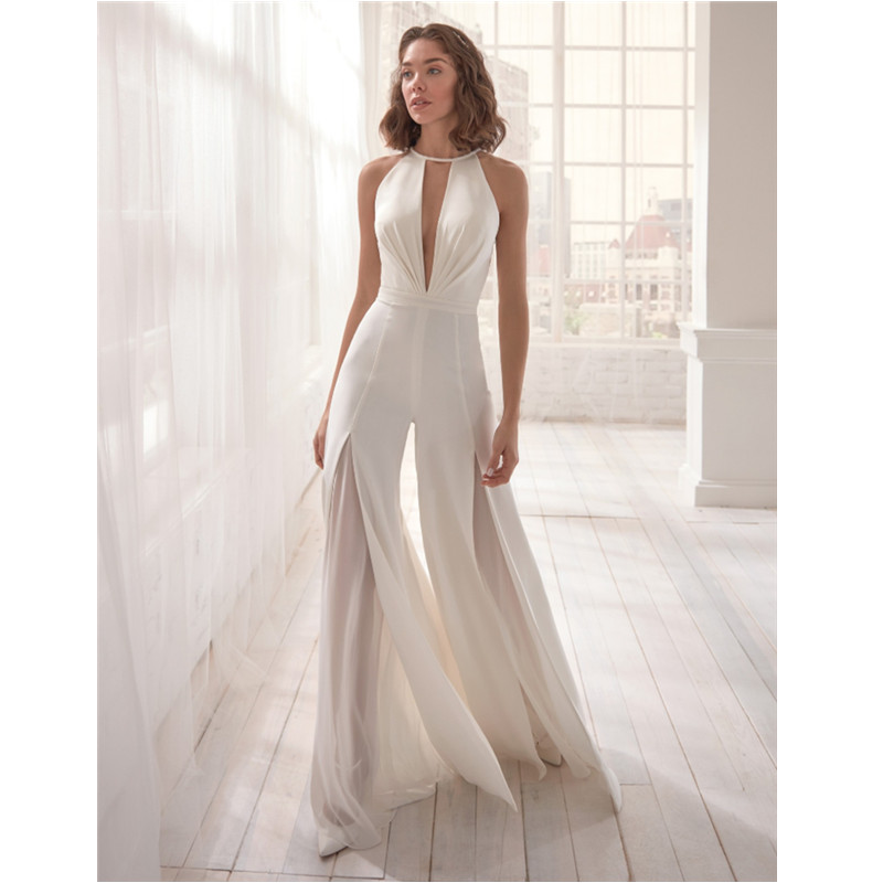 2021 European&amp;American New Fashion Women's Wear Sexy Deep V Neck Jumpsuit  Temperament Lady suit