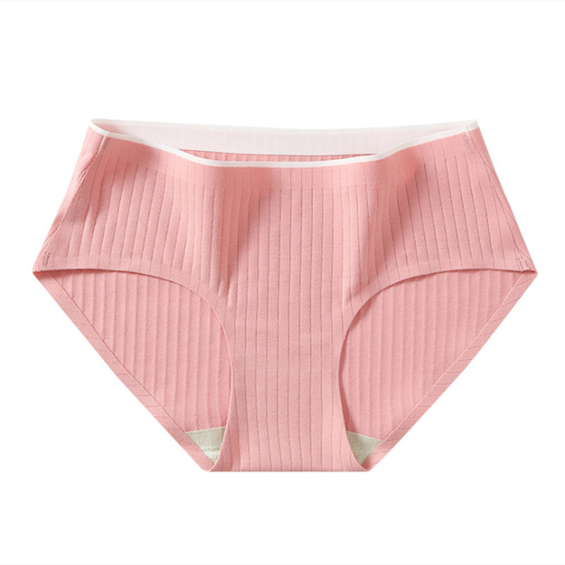 5PCS New Women's Underwear Cotton Antibacterial Girl's Student's Briefs Lady's Traceless underpants