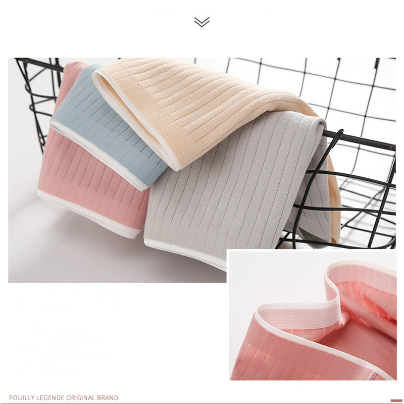 5PCS New Women's Underwear Cotton Antibacterial Girl's Student's Briefs Lady's Traceless underpants