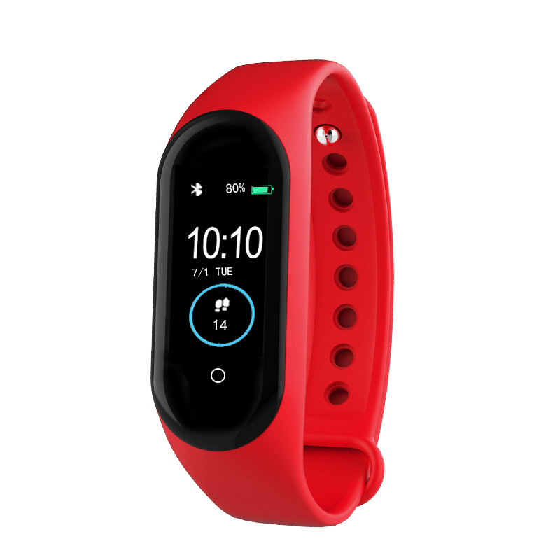 M4 Smart Fitness Tracker Bracelet Watchres Heart Rate Blood Pressure Monitor Health Excercise Wristband