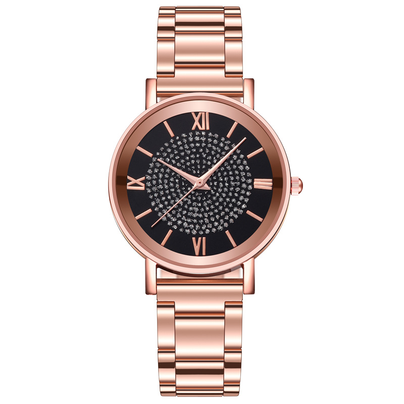 2021 Popular Star Women Wrist Watch Leisure Fashion Trend Steel Belt Lady Girl Students Gift Watch