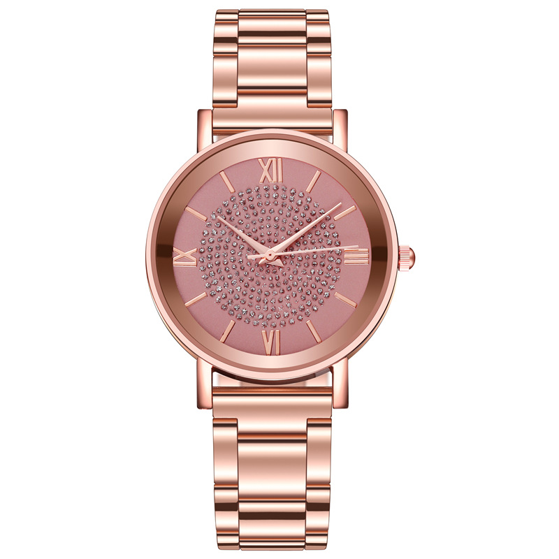 2021 Popular Star Women Wrist Watch Leisure Fashion Trend Steel Belt Lady Girl Students Gift Watch