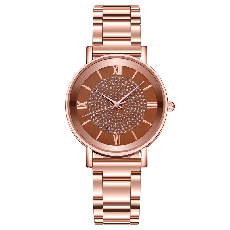 2021 Popular Star Women Wrist Watch Leisure Fashion Trend Steel Belt Lady Girl Students Gift Watch