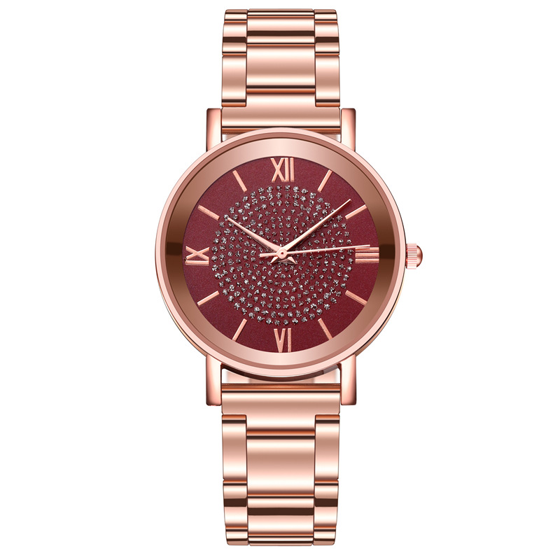 2021 Popular Star Women Wrist Watch Leisure Fashion Trend Steel Belt Lady Girl Students Gift Watch