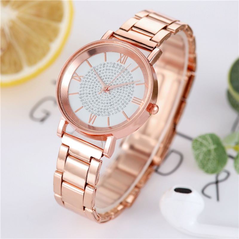 2021 Popular Star Women Wrist Watch Leisure Fashion Trend Steel Belt Lady Girl Students Gift Watch