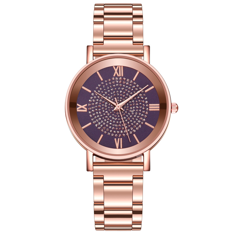 2021 Popular Star Women Wrist Watch Leisure Fashion Trend Steel Belt Lady Girl Students Gift Watch