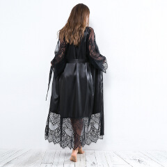 2021 Fashion New and Luxury Lace Women Sleep Robe European and USA Styel Large Size Fun Underwear Homewear Elegant Lady Popular Nightdress Rich Girls Dress Wholesale