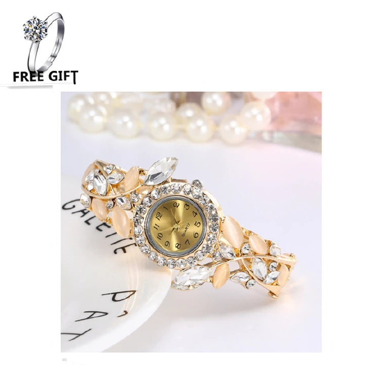 2022 Luxury Fashion Diamonds Korean Fashion Quartz Bracelet Women Bracelet Watches Crystal Jewelry Lady Bracelet Watch Parties Celebrations Girls Watches