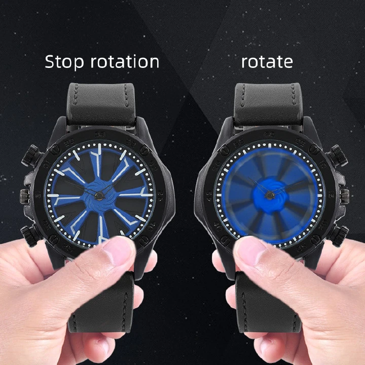 New Recommended Men's Rotary Watch Luxury Fashionable New Leather men's Metal Watch Success Men's Roman Numeral Time Luminous Quartz Watch + Luxury Gift Box Husband's Birthday Holiday Amazing Gift