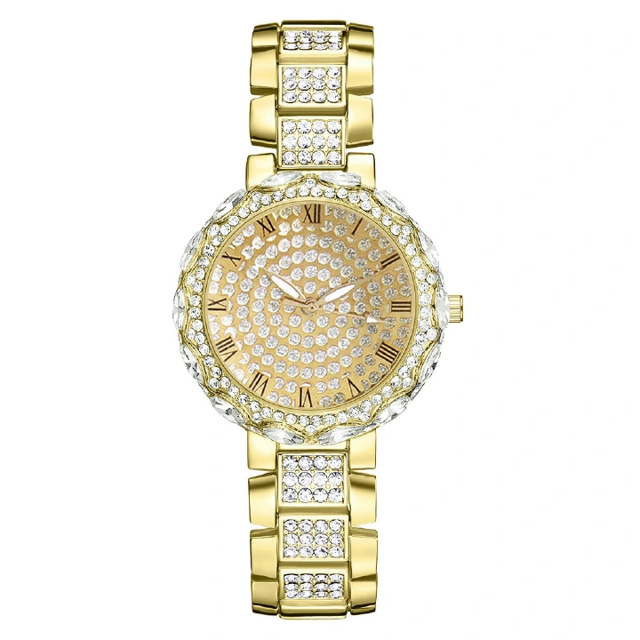 New Products Recommended Diamond Set Rhinestone Watch Women's Full Diamond Fashion Trend Business Women's Full star Female Watch