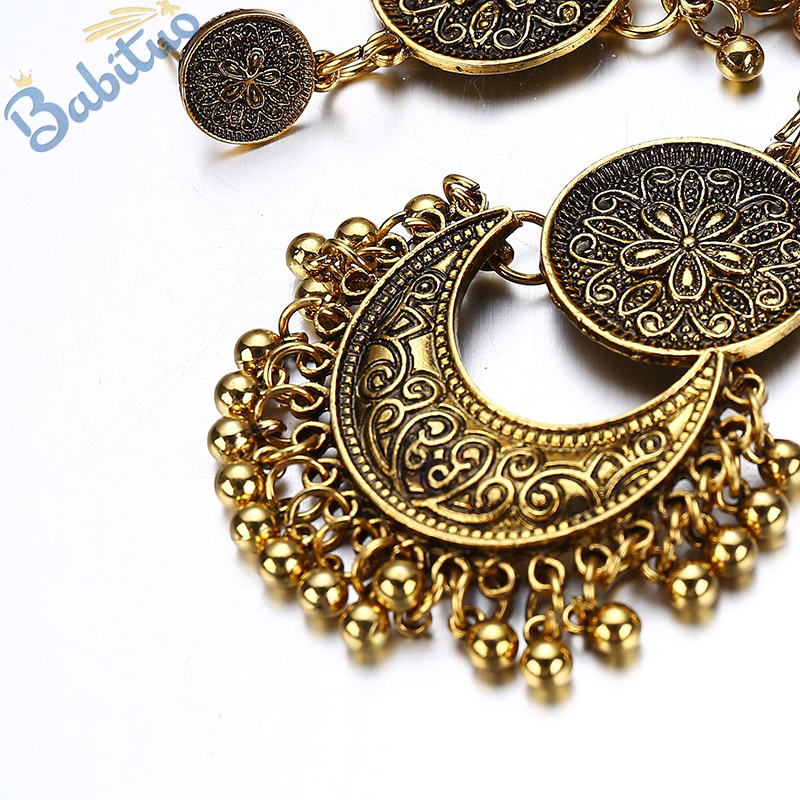 Boho dangle tassel earings vintage retro bohemian drop earrings jewelry women accessories gift